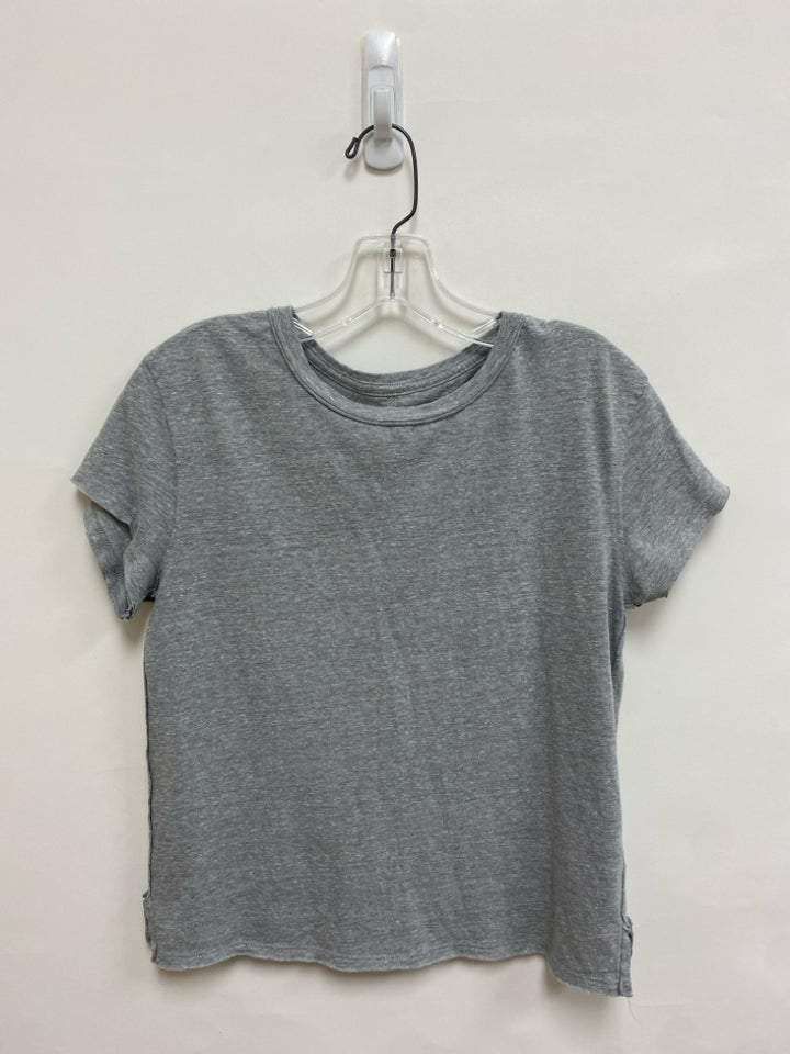 We The Free Size S Gray/White Streaked Ladies Top