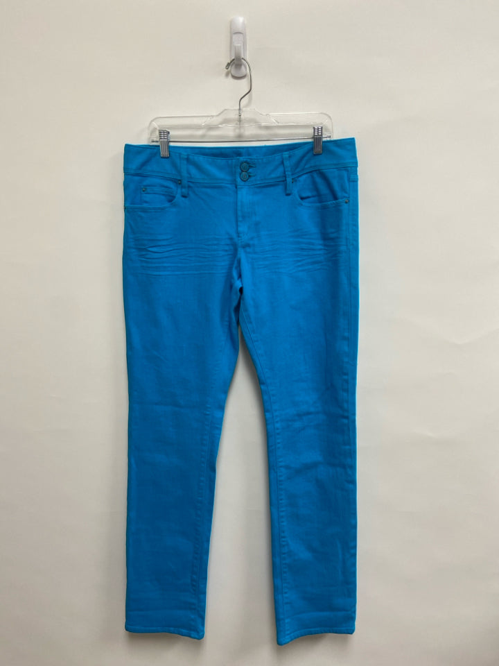 LILLY PULITZER Size 12 Turquoise Ladies Jeans