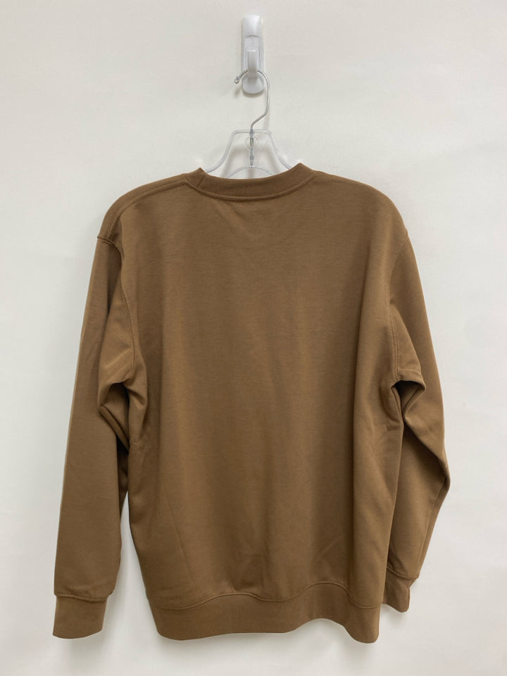 NWT Size M Brown Black Words Ladies Top