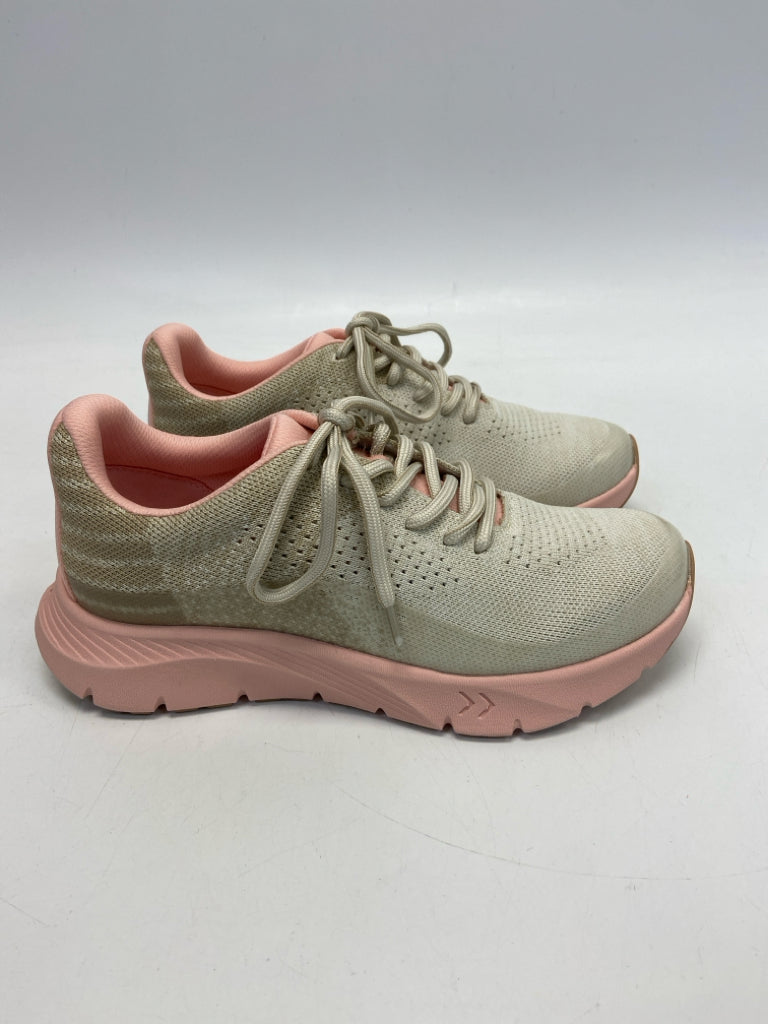 NWOT Alegria  Size 36.5 Tan Pink Lace-up Sneakers