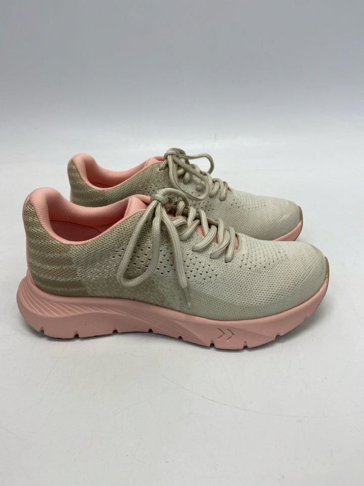 NWOT Alegria  Size 36.5 Tan Pink Lace-up Sneakers