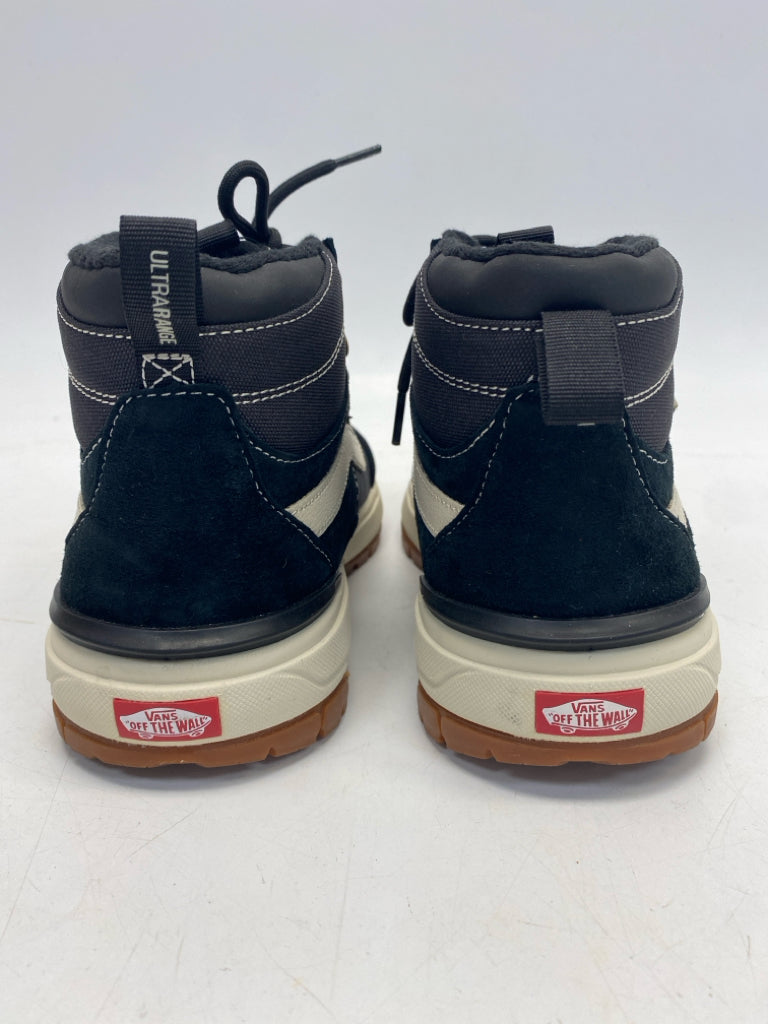 NWOT Vans US Shoe Size 8 Black Tan Lace-up Sneakers