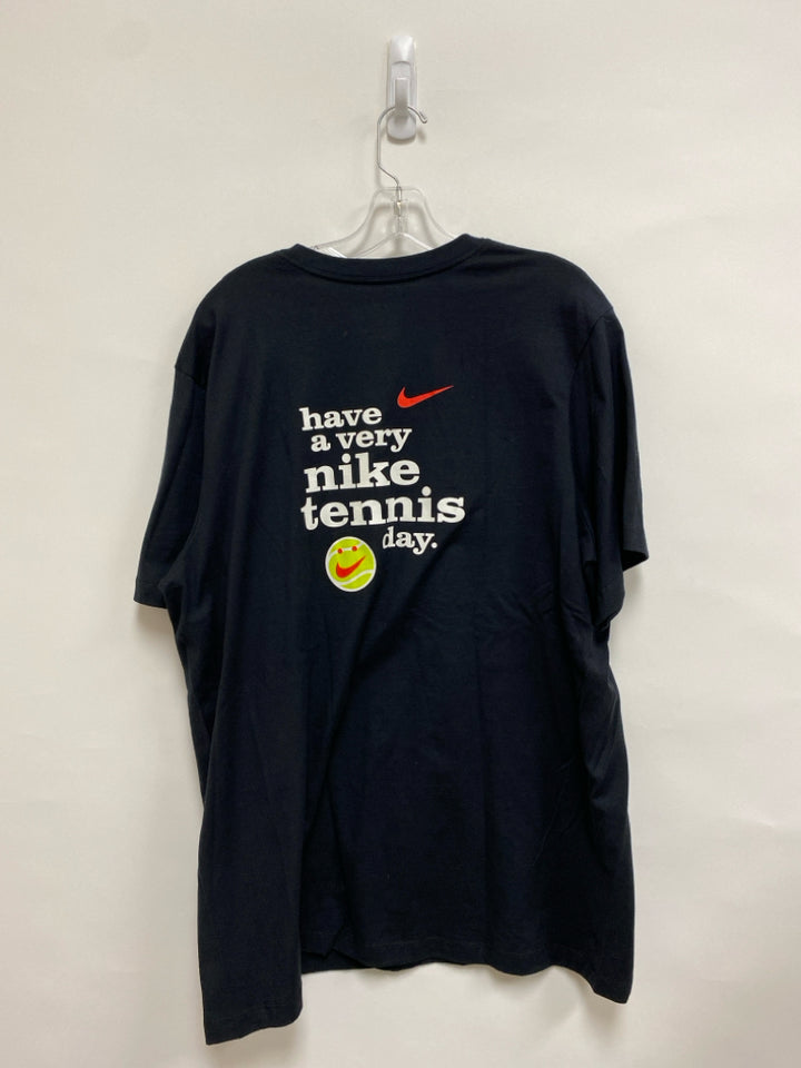 Nike Size XL Black Yellow/White Tennis Men&
