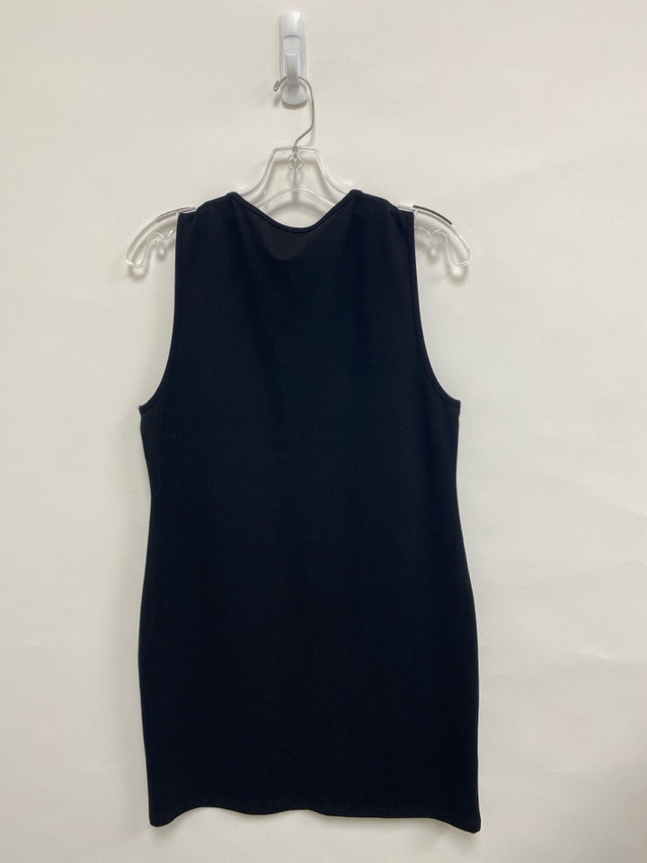 NWT NASTY GAL Size 14 Black Lace-Up Sleeveless Ladies Dress