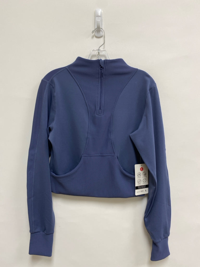 NWT Size L Slate Blue Athletic Top