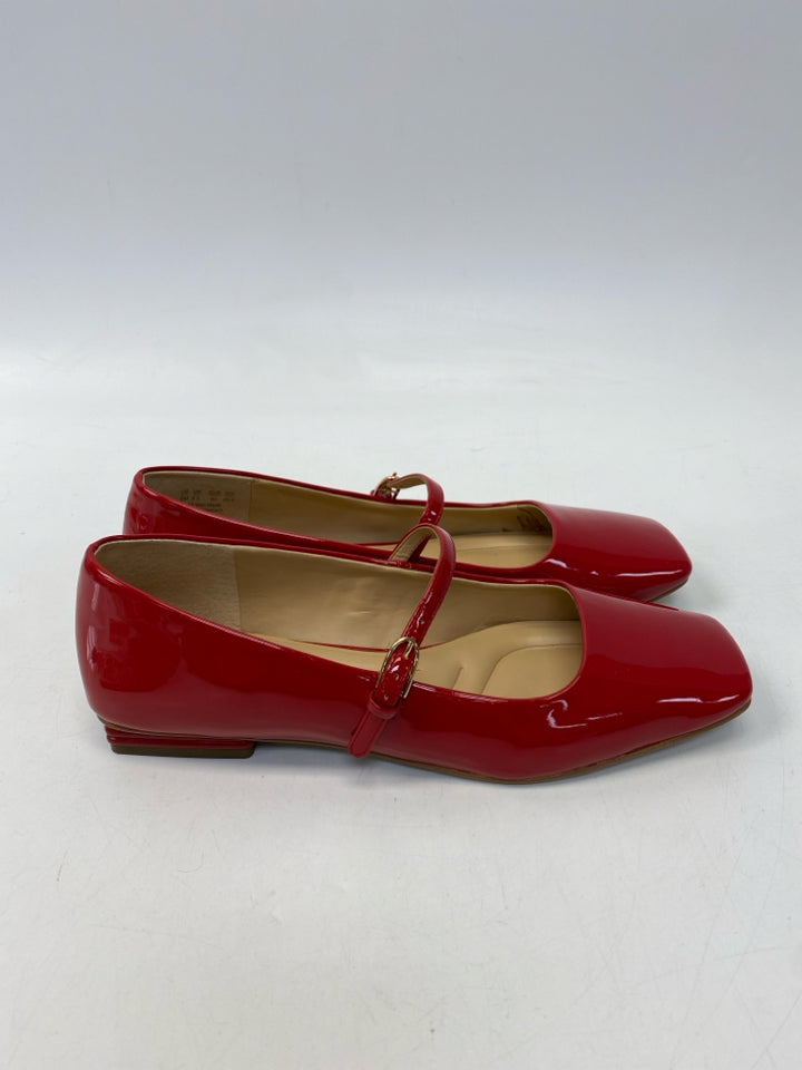 Franco Sarto  Size 9 Red Patent Flats