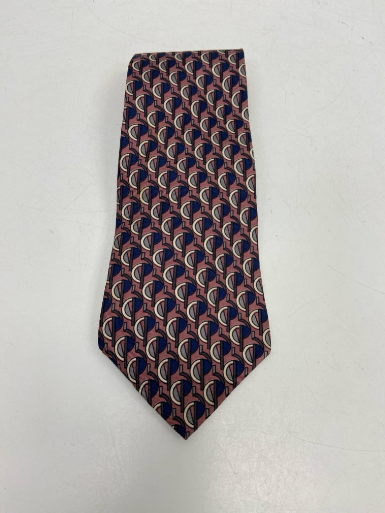 Halston Mauve Blue/Gray Silk Men&