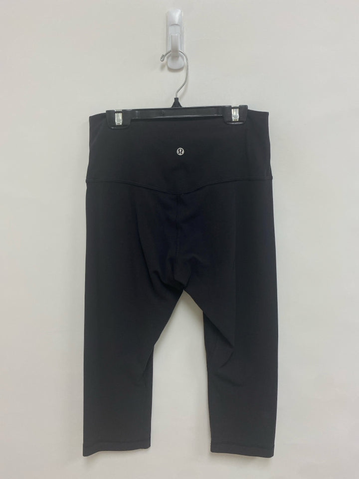 Lululemon Size 8 Black Ladies Leggings