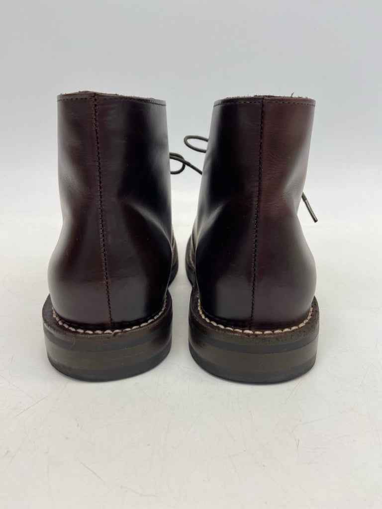 Thursday Boot Co Size 8 Brown Lace-Up Leather Men&