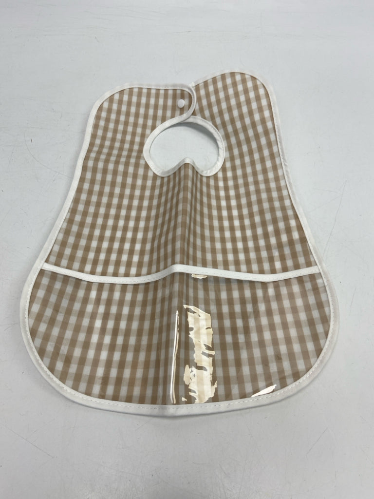 NWT White Brown Checkered Misc. Baby Gift