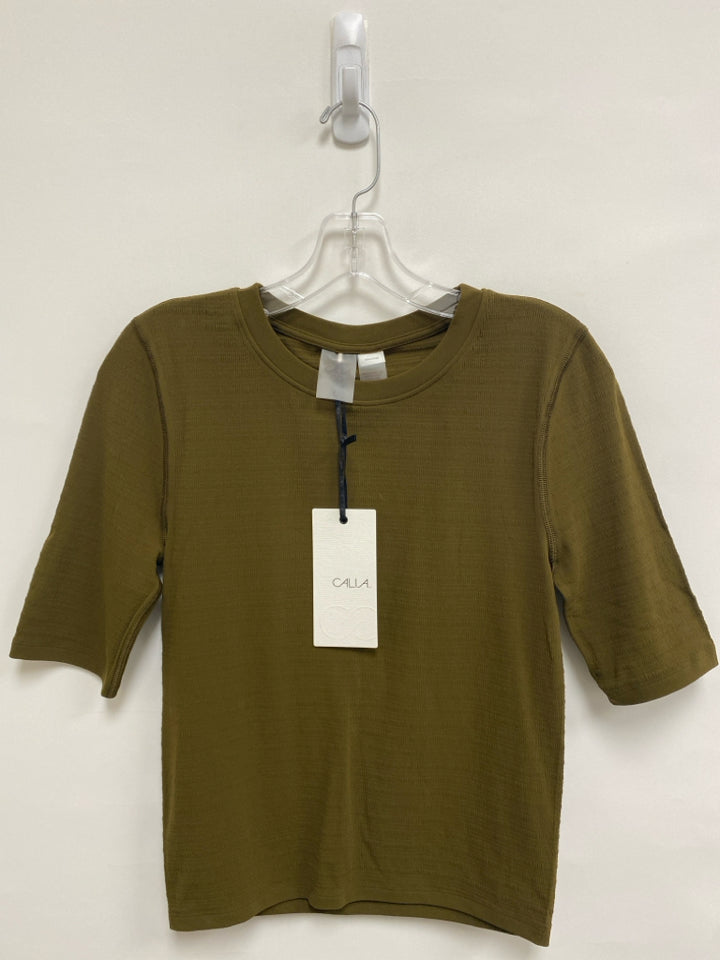 NWT Calia Size L Dark Green Athletic Top