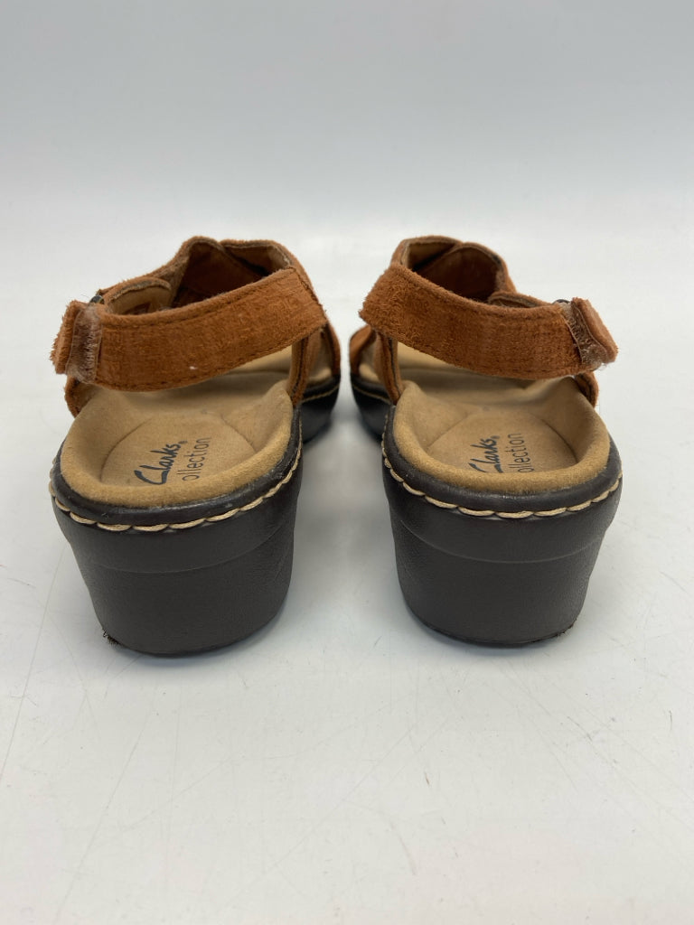 Clarks  Size 7.5 Brown Sandals