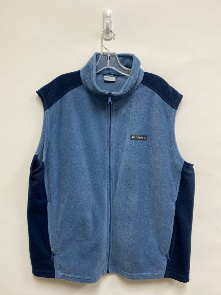 Columbia Size XL Blue Fleece Men&