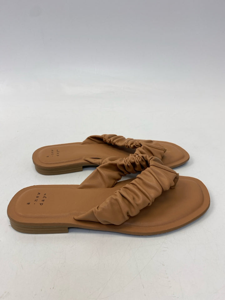 a new day  Size 7 Brown Sandals