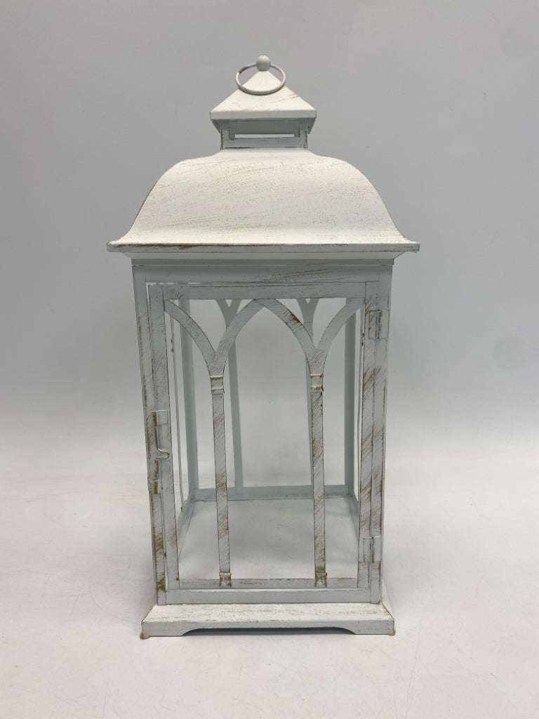 White Metal Lantern