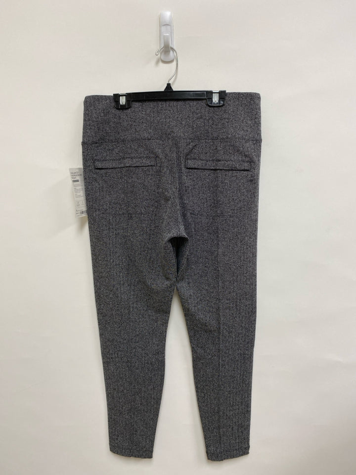 NWT Athleta Size L Black/White Herringbone Ladies Leggings