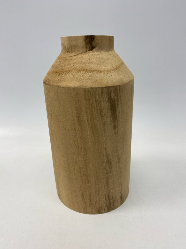 Threshold Brown Wood Vase