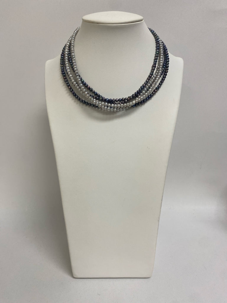 Silpada Pearl Gray/Cream Pearl Necklace