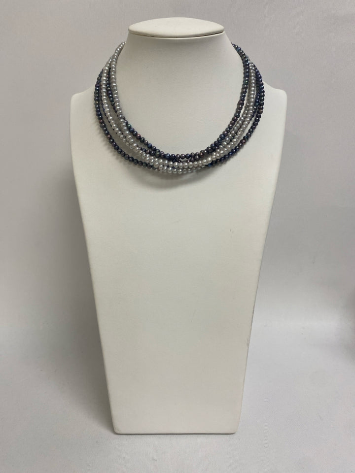 Silpada Pearl Gray/Cream Pearl Necklace