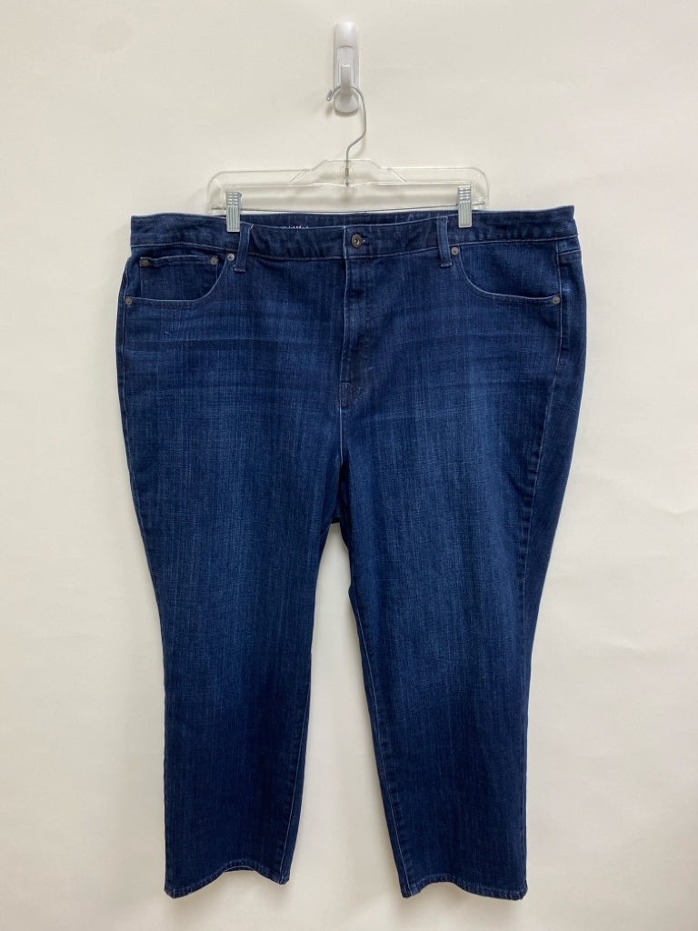 Talbots  SIZE  24W Dark Blue Denim Plus Size Jeans