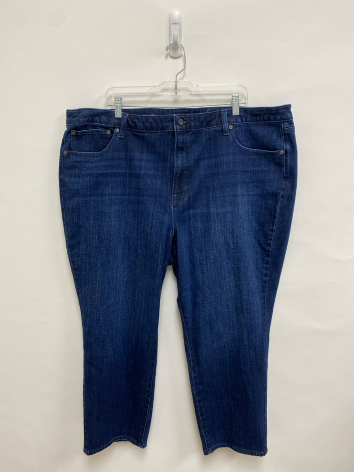 Talbots  SIZE  24W Dark Blue Denim Plus Size Jeans