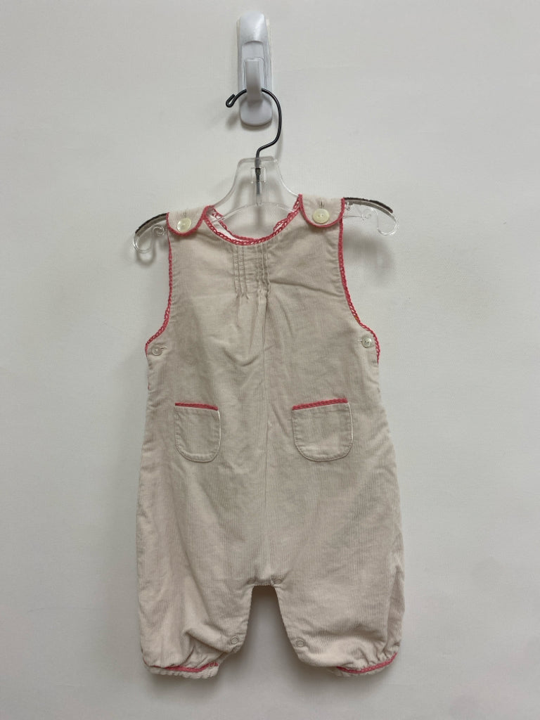 SIZE 3M Pale Pink Trimmed Sleeveless Corduroy Girl&
