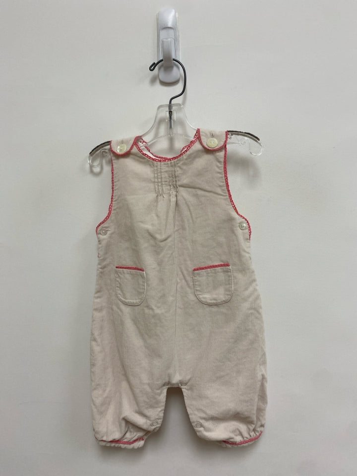 SIZE 3M Pale Pink Trimmed Sleeveless Corduroy Girl&