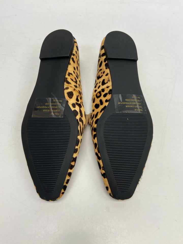 NWOT Steve Madden  Size 8.5 Tan Black Animal Print Flats