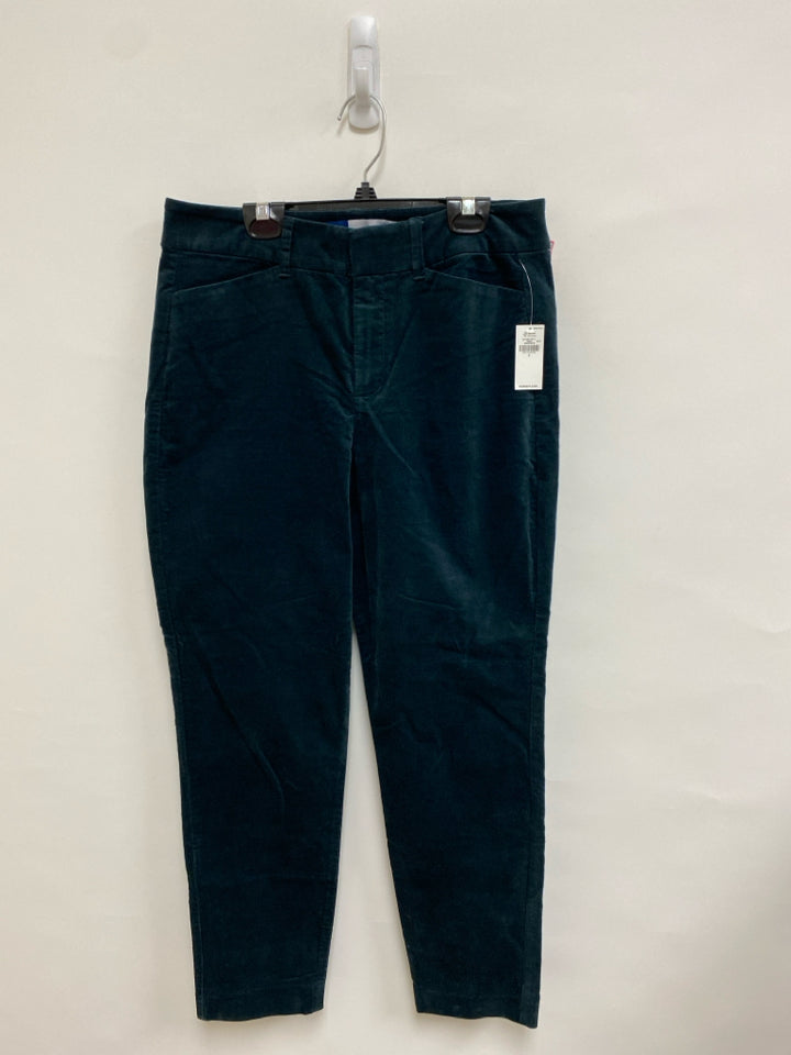 NWT Old Navy Size 8 Dark Teal Blue Velour Ladies Pants