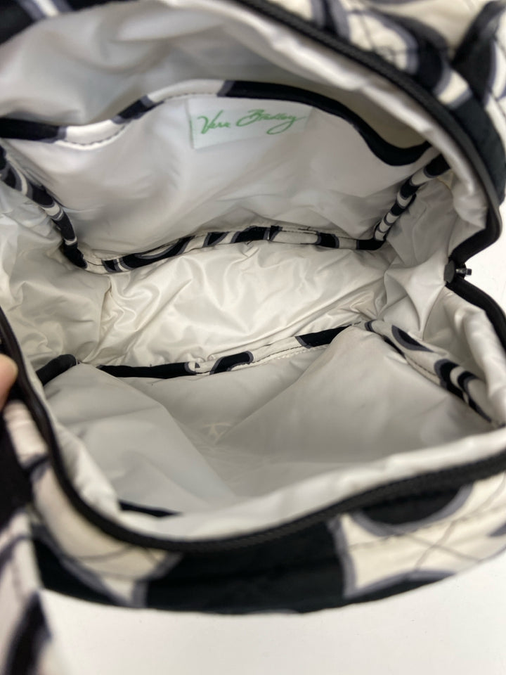 Vera Bradley White Black Lunch Tote