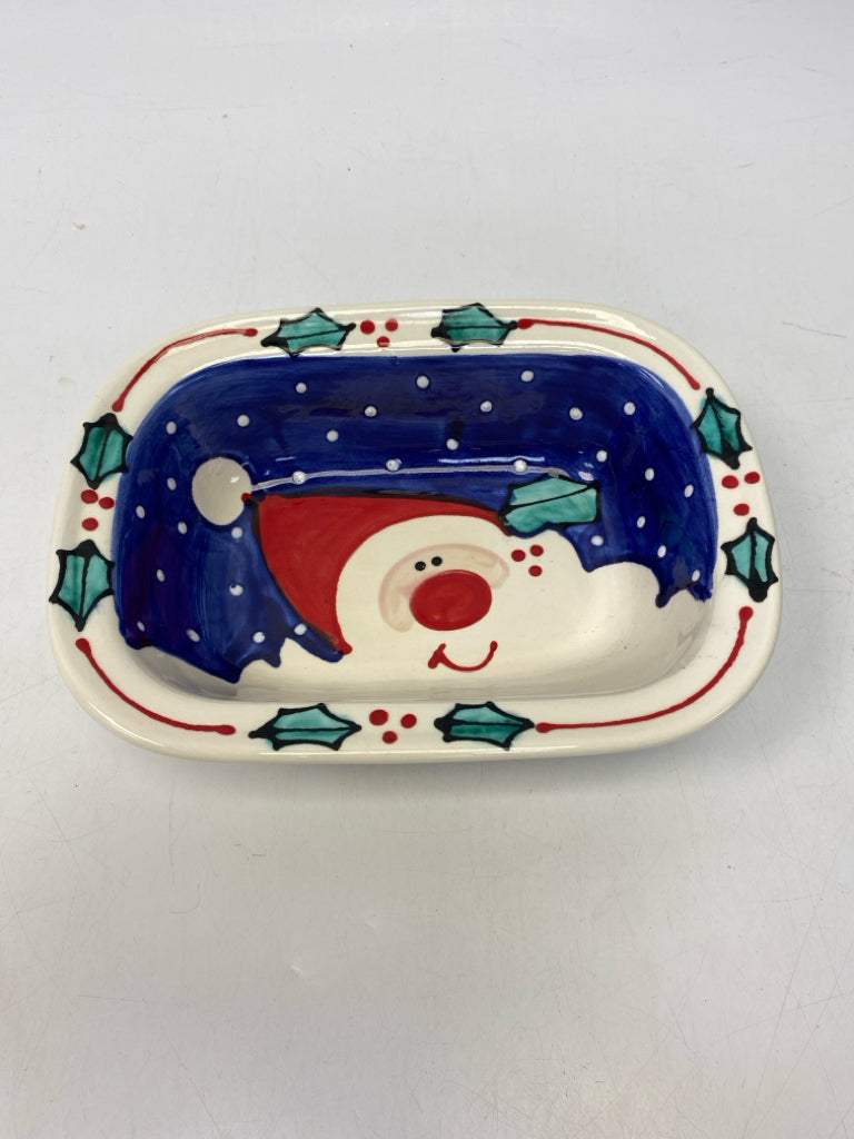 White Blue/Red Santa Christmas