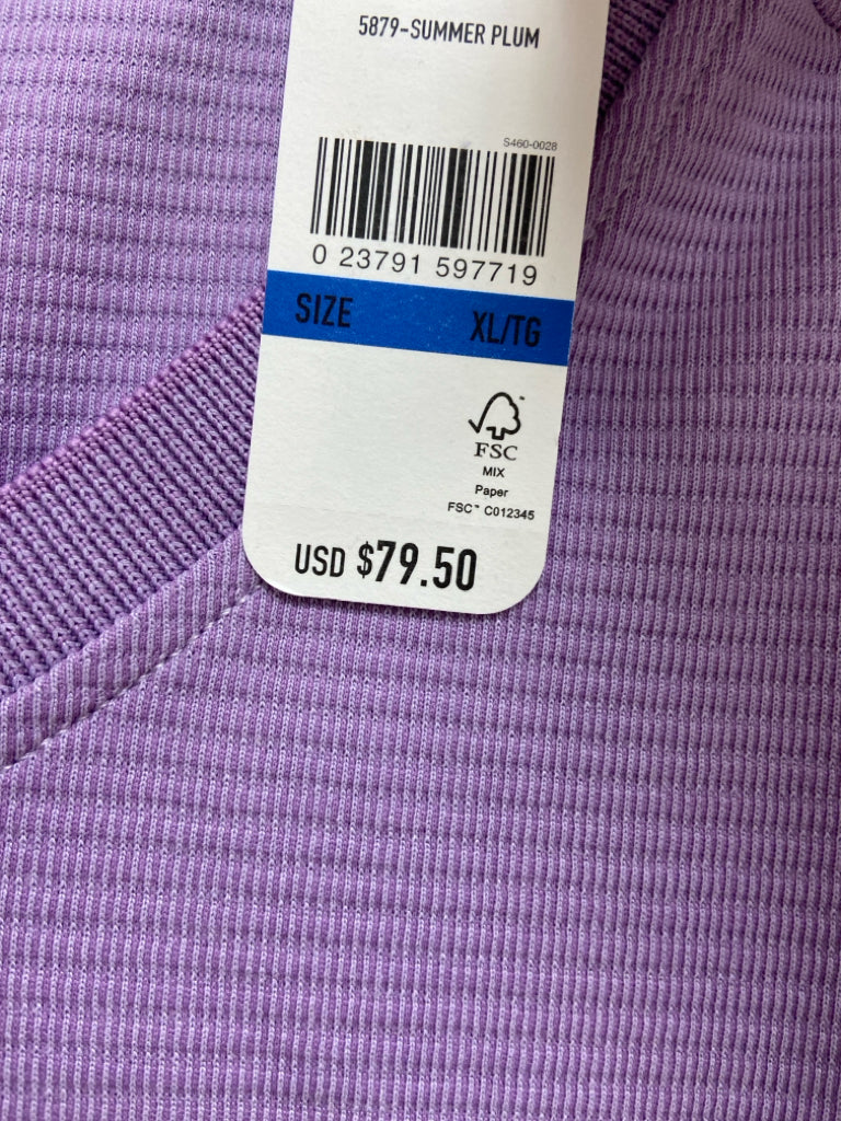 NWT Tommy Bahama Size XL Purple V Neck Men&