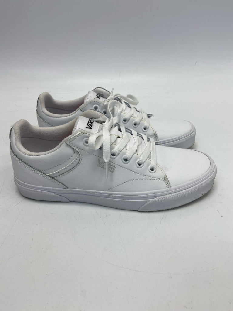 Vans  Size 8.5 White Lace-up Sneakers
