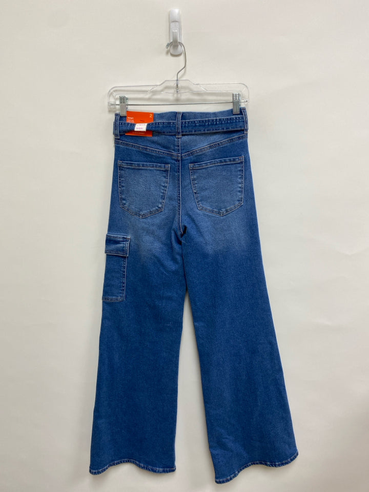 NWT SOFIA Size 2 Blue Cargo Ladies Jeans