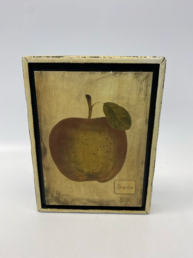 Cream Pale Red Distressed Wall Hanging