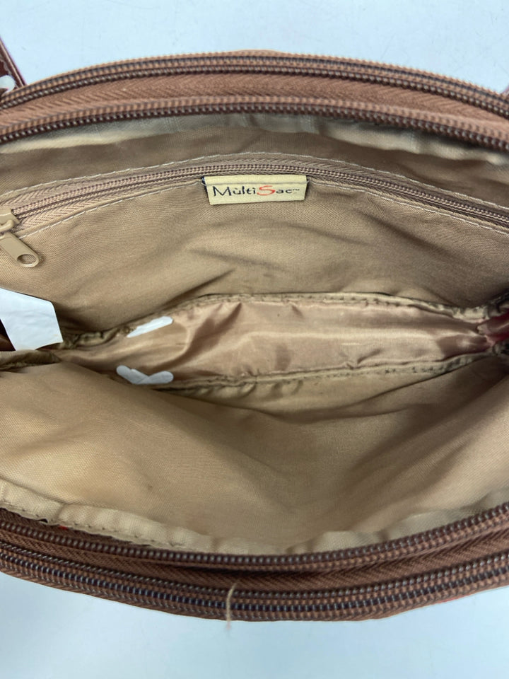 Red Brown Crossbody