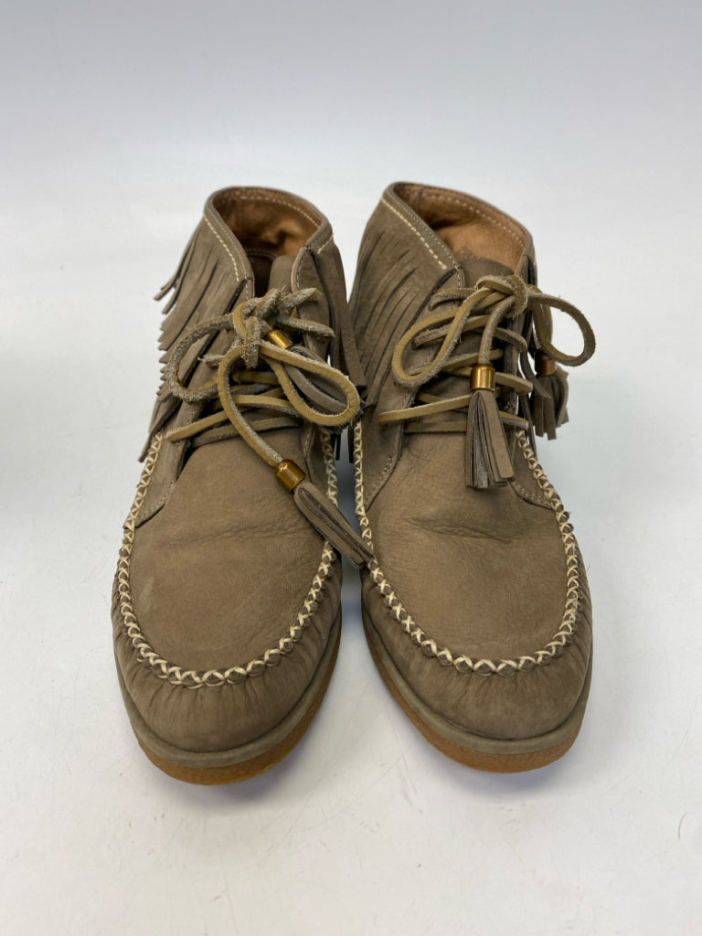 UGG US Shoe Size 7 Brown Fringe Boots