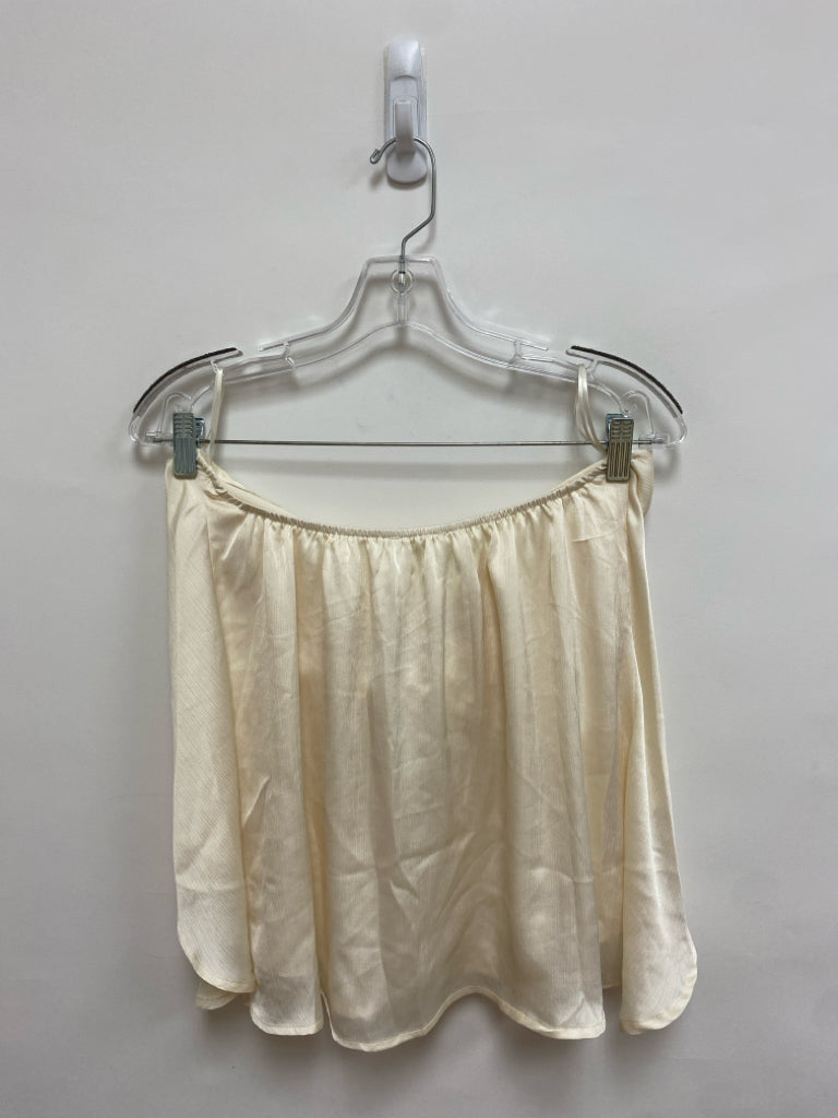 NWT Size S Ivory Strapless Ladies Top