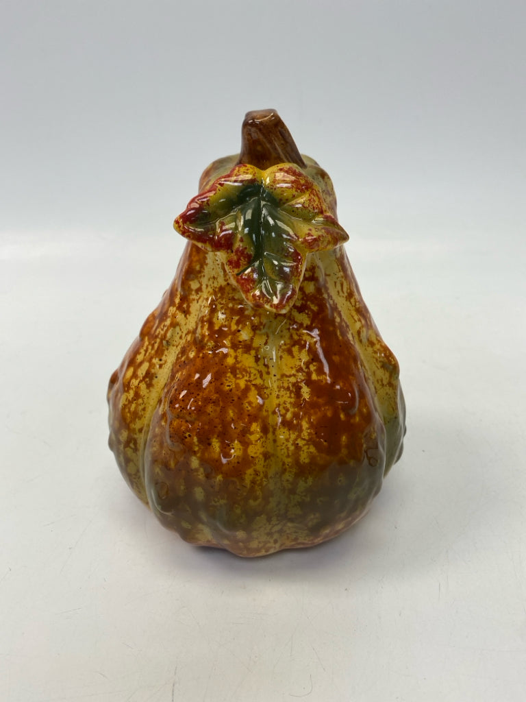 Brown Gold Speckles Ceramic Fall