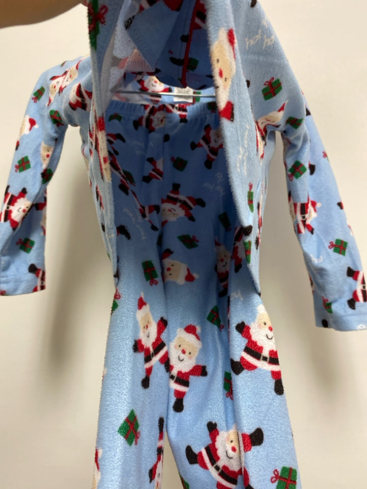 Little Me SIZE 2T Powder Blue Red/White Santa Boy&