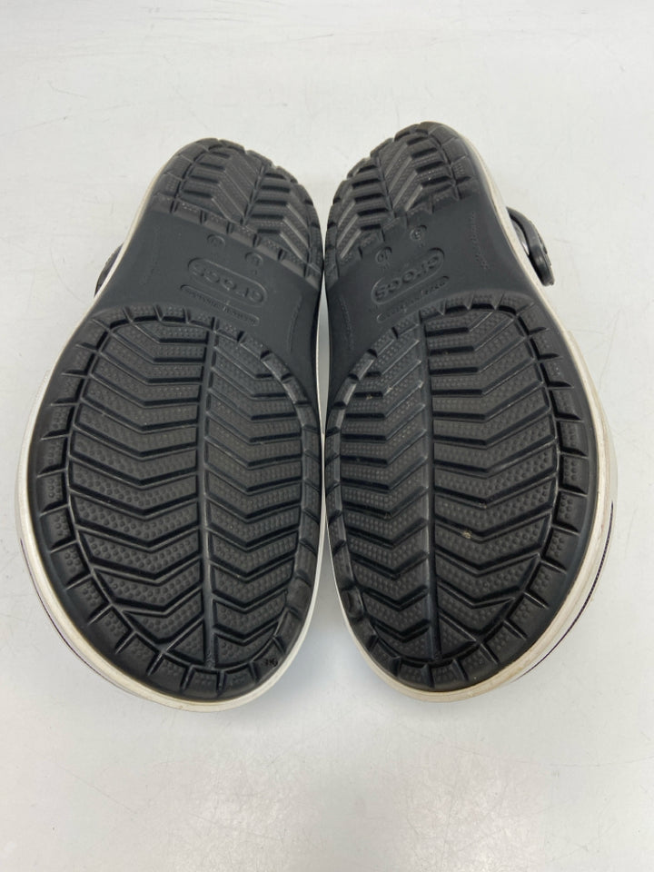 NWOT Crocs  Size 10 Black White Sandals