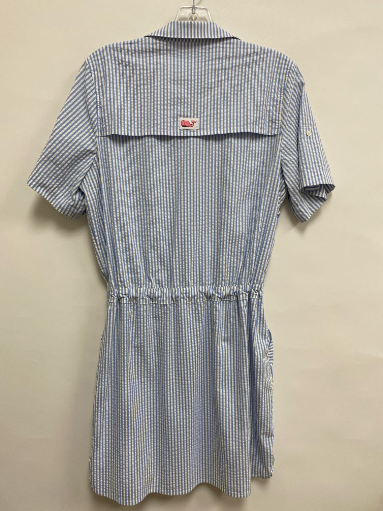 Vineyard Vines Size 6 Blue White Striped Ladies Dress