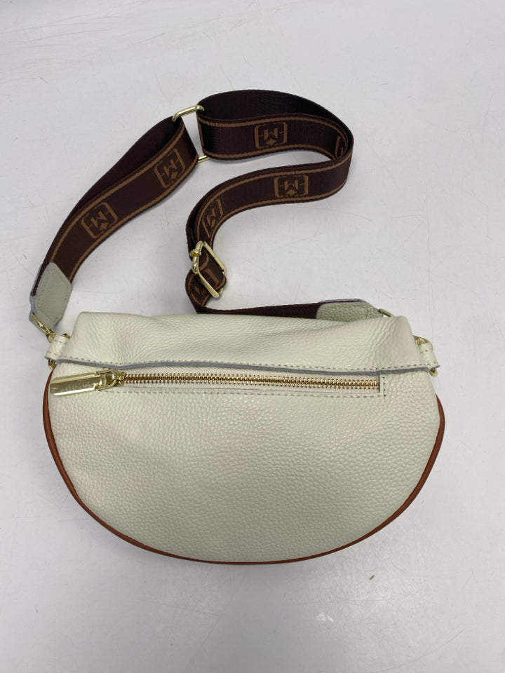 Cream Quilted Belt