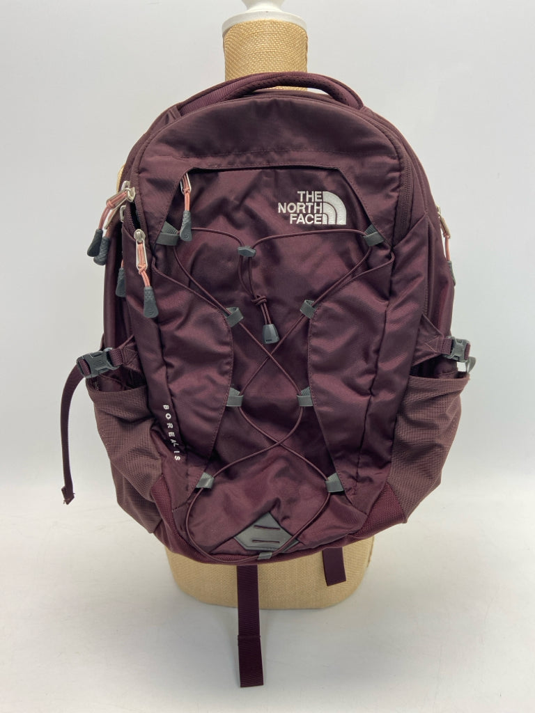 North Face Burgundy Backpack
