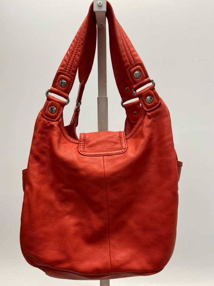 Marc Jacobs Dark Coral Silver Accent(s) Handbag