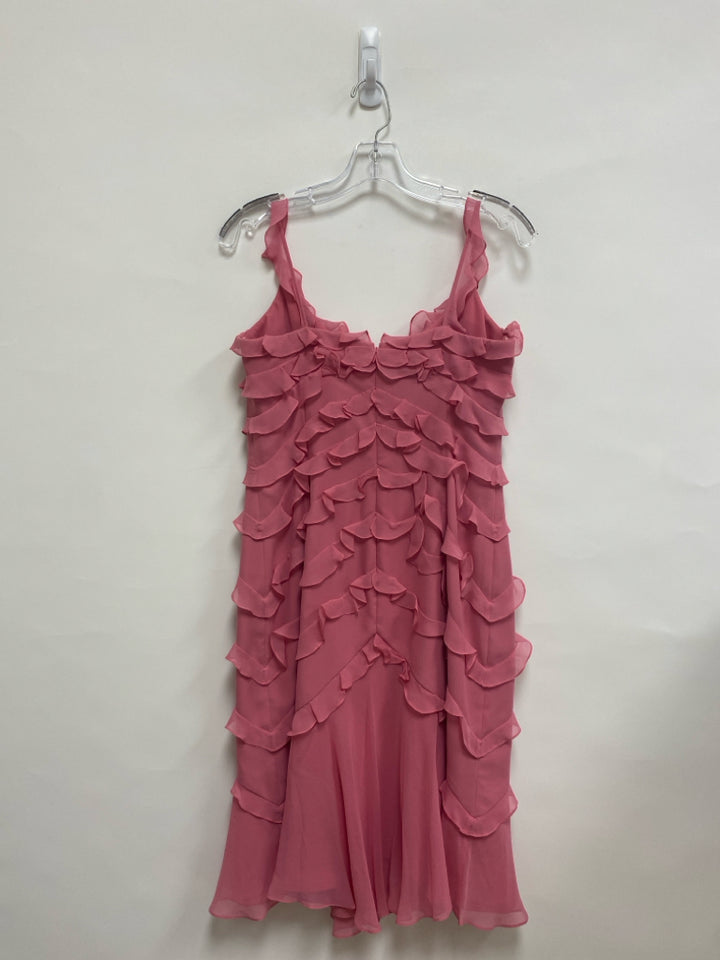 Kay Unger Size 8 Rose Ruffles Sleeveless Ladies Dress