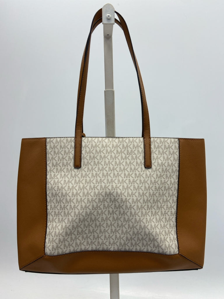 Michael Kors Brown Cream Signature Handbag