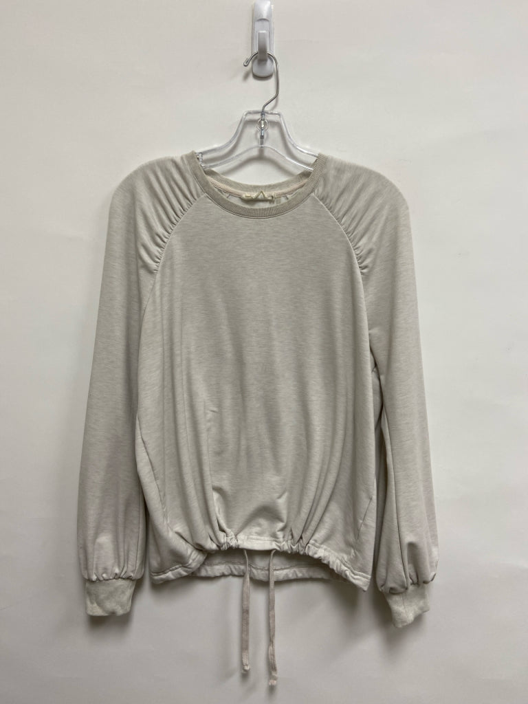 THE UPSIDE Size XS Oatmeal Ladies Sweatshirt