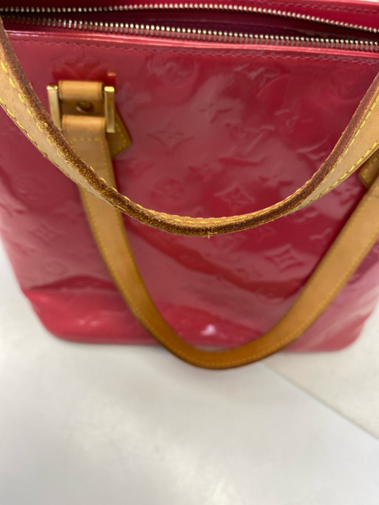 Louis Vuitton Pink Monogram Vernis Patent Tote LM1015