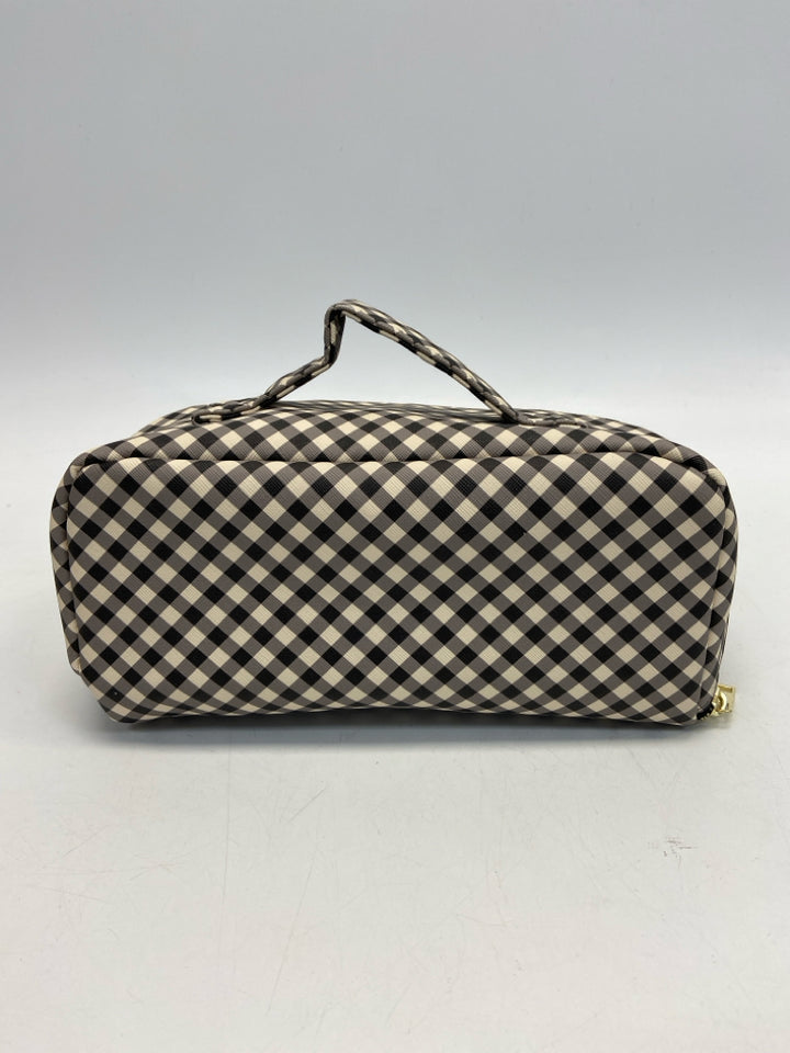 Nicole Miller Black/Cream Checkered Misc. Accessory